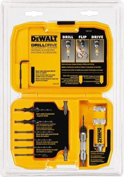 DeWALT - 12 Piece, Phillips Handle, Bit Set - Drilling/Screwdriving Utility Accessory Set Kit, 5/16" Hex Drive, Phillips Point - All Tool & Supply