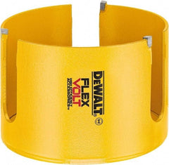 DeWALT - 4" Diam, 2" Cutting Depth, Hole Saw - Carbide-Tipped Saw, Toothed Edge - All Tool & Supply