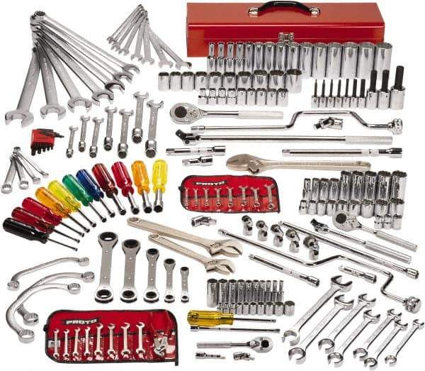 Proto - 194 Piece 1/4, 3/8 & 1/2" Drive Master Tool Set - Comes in Top Chest - All Tool & Supply