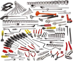 Proto - 164 Piece 1/4, 3/8, 1/2 & 3/4" Drive Master Tool Set - Comes in Roller Cabinet - All Tool & Supply