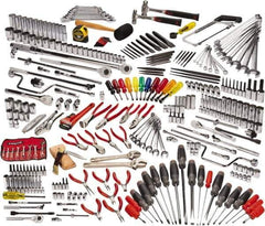 Proto - 334 Piece 1/4, 3/8 & 1/2" Drive Master Tool Set - Comes in Roller Cabinet - All Tool & Supply