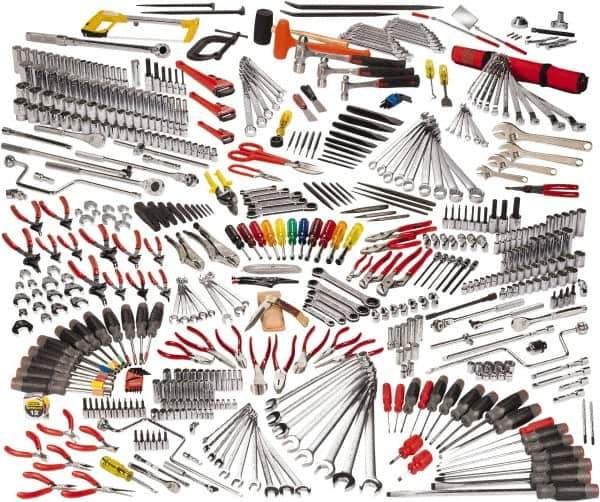 Proto - 558 Piece 1/4, 3/8 & 1/2" Drive Master Tool Set - Comes in Workstation - All Tool & Supply