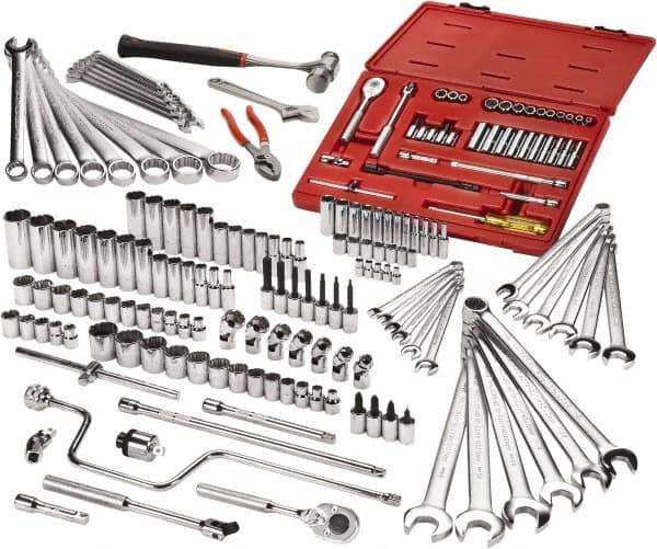 Proto - 179 Piece 1/4 & 3/8" Drive Master Tool Set - Comes in Roller Cabinet - All Tool & Supply