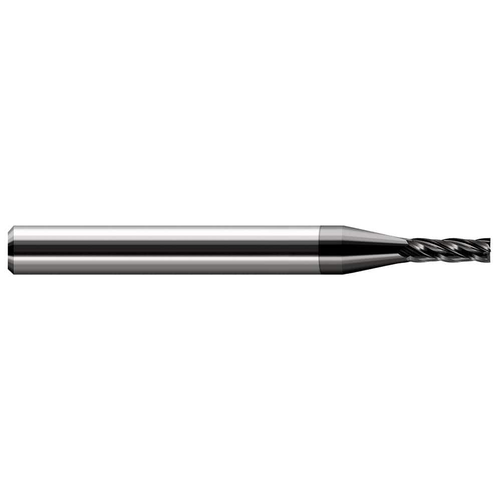 Harvey Tool - 7/64", 0.327" LOC, 1/8" Shank Diam, 1-1/2" OAL, 4 Flute, Solid Carbide Square End Mill - Exact Industrial Supply