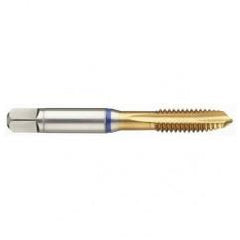 42381 2B 4-Flute PM Cobalt Blue Ring Spiral Point Plug Tap-TiN - All Tool & Supply