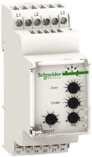 Schneider Electric - 2NO/2NC, 220-480 VAC Control Relay - DIN Rail Mount - All Tool & Supply