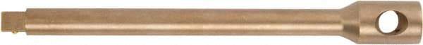 Ampco - 1/4" Drive Nonsparking Socket Extension Bar - 2" OAL, Uncoated Finish - All Tool & Supply