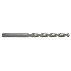 4mm Dia. - HSS Parabolic Taper Length Drill-130° Point-Coolant-Bright - All Tool & Supply