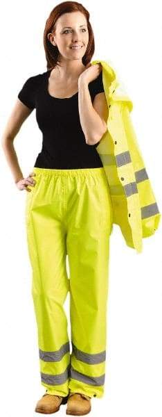 OccuNomix - Size M, Yellow, Rain Pants - No Pockets - All Tool & Supply