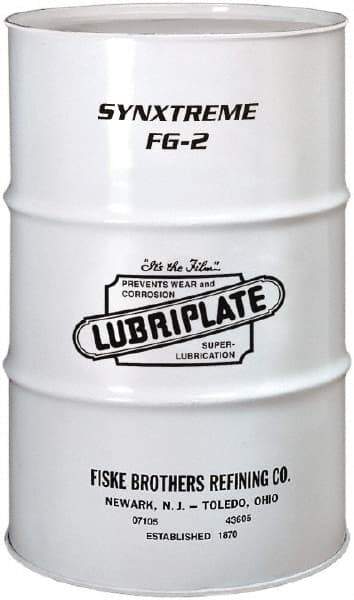 Lubriplate - 400 Lb Drum Calcium Extreme Pressure Grease - Tan, Extreme Pressure, Food Grade & High/Low Temperature, 450°F Max Temp, NLGIG 2, - All Tool & Supply