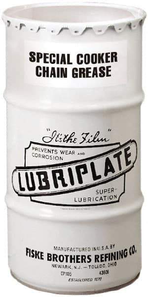 Lubriplate - 120 Lb Drum Petroleum General Purpose Grease - White, Food Grade, 400°F Max Temp, NLGIG 2-1/2, - All Tool & Supply