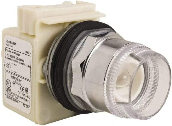 Schneider Electric - 30mm Mount Hole, Extended Straight, Pushbutton Switch Only - Round, Momentary (MO), Weatherproof, Dust and Oil Resistant - All Tool & Supply