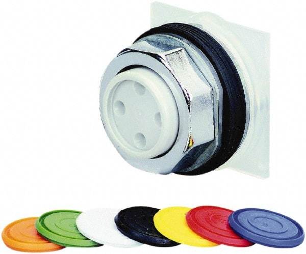 Schneider Electric - 30mm Mount Hole, Extended Straight, Pushbutton Switch - Round, Momentary (MO) - All Tool & Supply