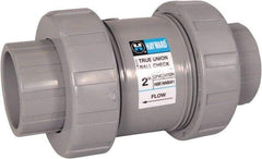 Hayward - 4" Pipe, PVC True Union Design Ball Valve - Inline - One Way Flow, Socket Ends, 150 WOG - All Tool & Supply