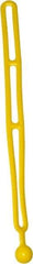 NoMarr - Light Duty Tie Down with Ball End - 16" OAL, Yellow - All Tool & Supply