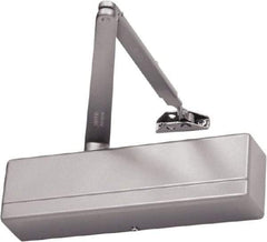 Sargent - Adjustable Solid Door Closer Manual Damper - Aluminum (Satin) Finish - All Tool & Supply