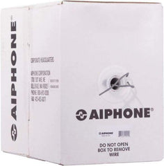 Aiphone - 22 AWG, 2 Wire, 1,000' OAL Shielded Automation & Communication Cable - PVC Insulation, 0.0253" OD - All Tool & Supply