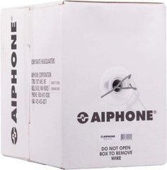 Aiphone - 18 AWG, 4 Wire, 500' OAL Unshielded Automation & Communication Cable - Polyethylene Insulation, 0.04" OD - All Tool & Supply