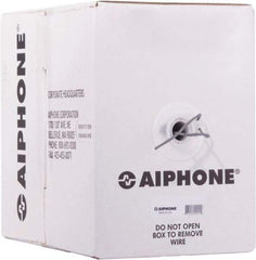 Aiphone - 18 AWG, 2 Wire, 1,000' OAL Unshielded Automation & Communication Cable - Polyethylene Insulation, 0.04" OD - All Tool & Supply