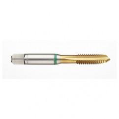 41168 2B -Flute Cobalt Green Ring Spiral Point Plug Tap-TiN - All Tool & Supply