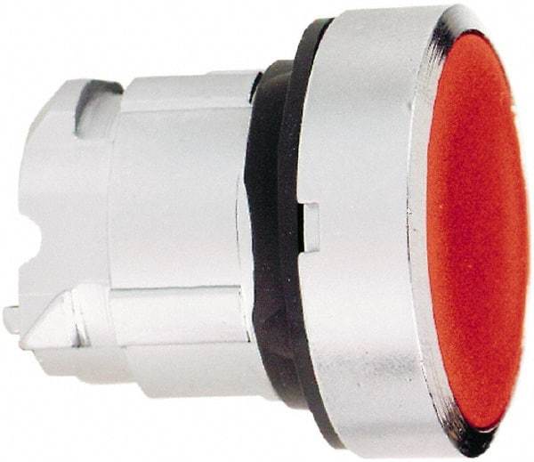 Schneider Electric - 22mm Mount Hole, Flush, Pushbutton Switch Only - Round, Orange Pushbutton, Illuminated, Momentary (MO) - All Tool & Supply