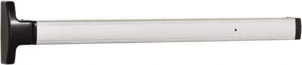 Falcon - 2' 6" to 3' 4-1/2" Door Width Concealed Vertical Rod Push Bar - Anodized Aluminum Finish - All Tool & Supply