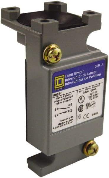 Square D - 4.2 Inch Long, Zinc Body, Limit Switch Plug In Unit - For Use with 9007, 9007C - All Tool & Supply