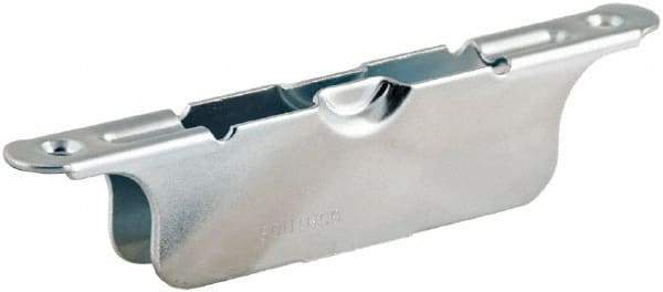 Made in USA - 1-1/4" Long x 0.63" Wide x 5.89" High, Draw Latch - Zinc Plated Steel, with Plain Steel Finish - All Tool & Supply