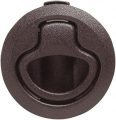 Value Collection - 1.96" Long x 0.88" Wide x 2.82" High, Flush Pull Latch - Polycarbonate, with Black Finish - All Tool & Supply