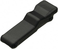 Made in USA - 5.95" Long x 1.8" Wide x 1.16" High, Draw Latch - Rubber, with Black Finish - All Tool & Supply