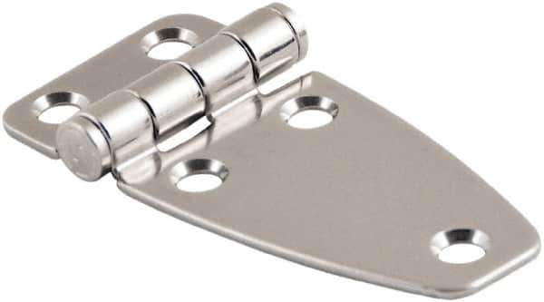 Made in USA - 2.52" Long x 3.07" Wide, Cabinet Hinge - 316 Stainless Steel, High Gloss Finish - All Tool & Supply