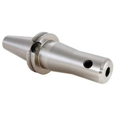 Techniks - CAT40 Taper Shank 1/2 Hole End Mill Holder & Adapter - 1-3/8" Nose Diam, 4.72" Projection - Exact Industrial Supply