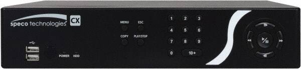 Speco - Security Camera Recorders Type: 8 Channel Digital Video Recorder with 500GB Hard Drive Hard Drive Size: 500GB - All Tool & Supply