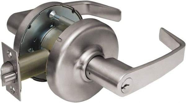 Corbin Russwin - Passage Lever Lockset - 2-3/4" Back Set, Steel, Brushed Chrome Finish - All Tool & Supply