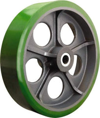 Hamilton - 20 Inch Diameter x 5 Inch Wide, Polyurethane on Cast Iron Caster Wheel - 9,000 Lb. Capacity, 5-1/4 Inch Hub Length, 1-1/2 Inch Axle Diameter, Straight Roller Bearing - All Tool & Supply