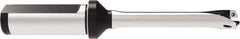 Allied Machine and Engineering - Series 12, 12 to 12.99mm Diam, 3/4" Diam Straight Shank with Flange, Straight Flute Spade Drill - 1-35/64" Max Depth, 4.736" OAL, Standard Length, Through Coolant - All Tool & Supply