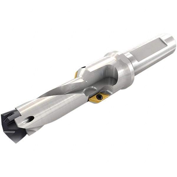 Iscar - 0.413 to 0.429" Diam, 1.06" Max Drill Depth, 5/8" Shank Diam, 3.98" OAL, Replaceable Tip Drill - 10 Seat Size, DCNT Toolholder, Series Pre-Thread - All Tool & Supply