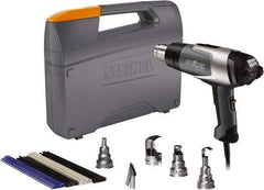 Steinel - 120 to 1,200°F Heat Setting, 4 to 13 CFM Air Flow, Heat Gun Kit - 120 Volts, 13.5 Amps, 1,600 Watts, 6' Cord Length - All Tool & Supply