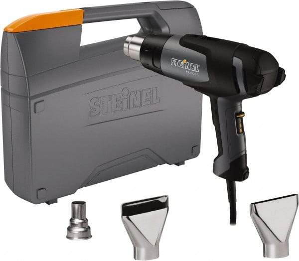 Steinel - 120 to 1,100°F Heat Setting, 4 to 13 CFM Air Flow, Heat Gun Kit - 120 Volts, 12 Amps, 1,400 Watts, 6' Cord Length - All Tool & Supply