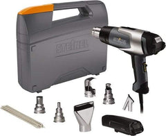 Steinel - 120 to 1,150°F Heat Setting, 4 to 13 CFM Air Flow, Heat Gun Kit - 120 Volts, 13.3 Amps, 1,600 Watts, 6' Cord Length - All Tool & Supply