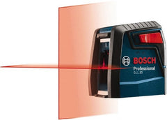 Bosch - 2 Beam 30' Max Range Self Leveling Cross Line Laser - All Tool & Supply