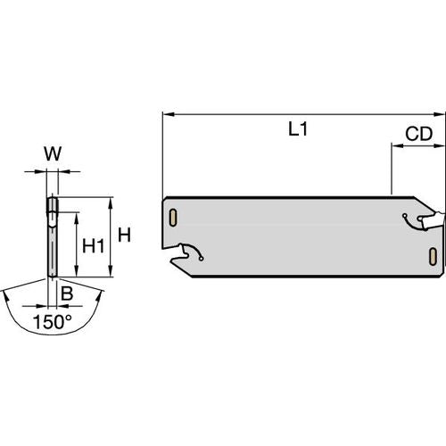 12251368000 W TOOLHOLDER - Exact Industrial Supply