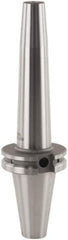 Lyndex - 1/8" Hole Diam, CAT40 Taper Shank Shrink Fit Tool Holder & Adapter - 6.3" Projection, 0.39" Nose Diam, Through Coolant - Exact Industrial Supply