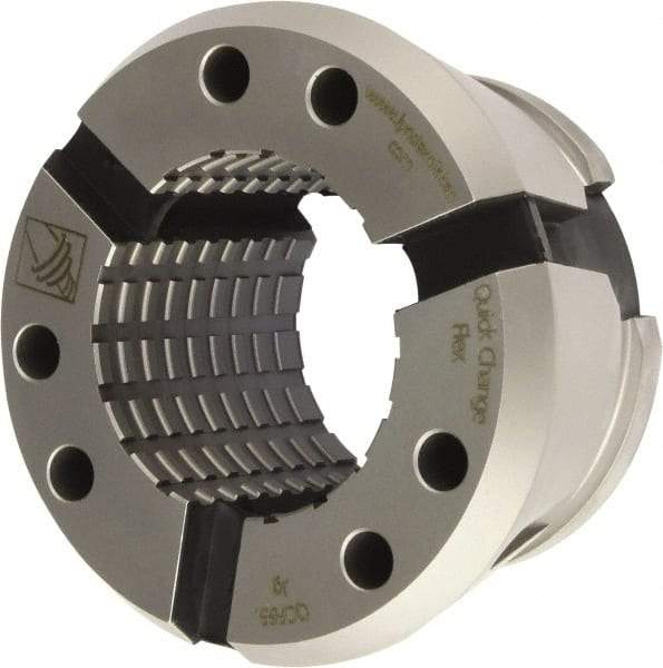 Lyndex - 2-1/2", Series QCFC65, QCFC Specialty System Collet - 2-1/2" Collet Capacity, 0.0004" TIR - Exact Industrial Supply