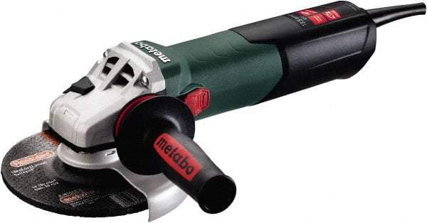 Metabo - 6" Wheel Diam, 2,000 to 7,600 RPM, Corded Angle & Disc Grinder - 5/8-11 Spindle, 13.5 Amps - All Tool & Supply