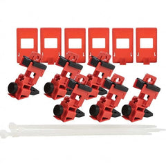 Brady - Pack of 6 Single-Pole Circuit Breaker Lockouts - All Tool & Supply