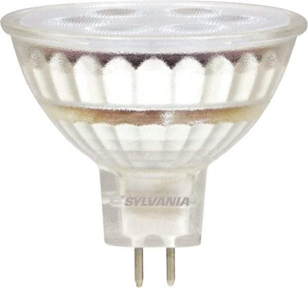 SYLVANIA - 5 Watt LED Flood/Spot 2 Pin Lamp - 3,000°K Color Temp, 350 Lumens, Shatter Resistant, MR16, 10,000 hr Avg Life - All Tool & Supply