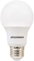 SYLVANIA - 6 Watt LED Residential/Office Medium Screw Lamp - 2,700°K Color Temp, 450 Lumens, Shatter Resistant, A19, 11,000 hr Avg Life - All Tool & Supply