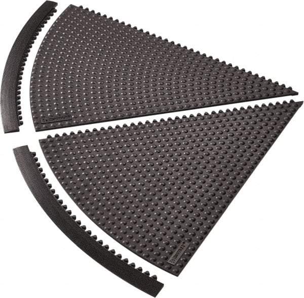 Notrax - 3' Long x 28" Wide x 5/8" Thick, Anti-Fatigue Modular Matting Tiles - 4 Interlocking Sides, Black, For Dry Areas, Series 430 - All Tool & Supply