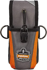 Ergodyne - Radio Holster with 1 Pocket - Ballistic Polyester, Gray - All Tool & Supply